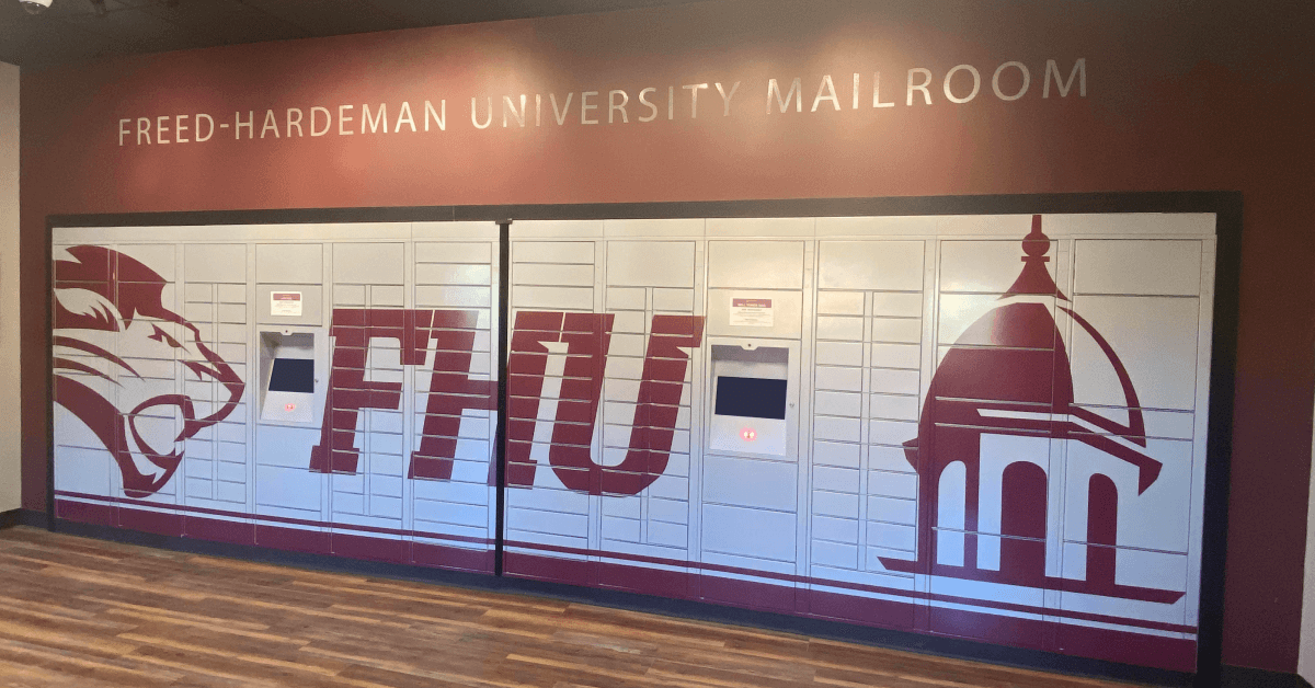 Freed Hardeman University mailroom